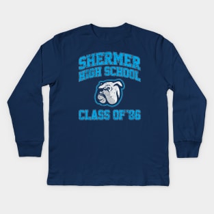 Shermer High School Class of 86 (Ferris Bueller) Kids Long Sleeve T-Shirt